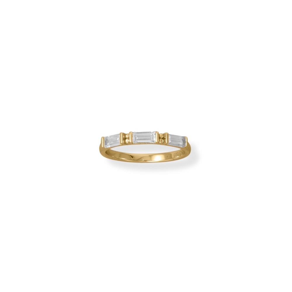 14 Karat Gold Plated Empress Ring